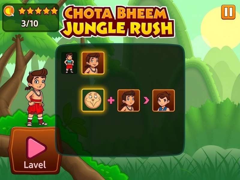 Chhota Bheem Jungle Rush level progression
